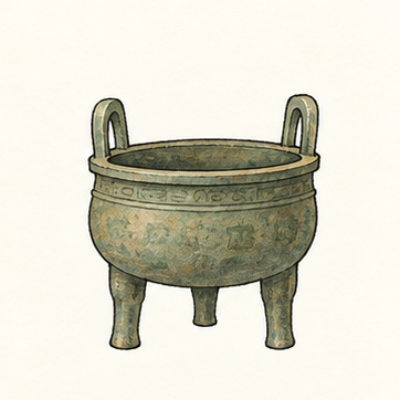 原创教学插图
Original teaching illustration: 鼎
cauldron / ding