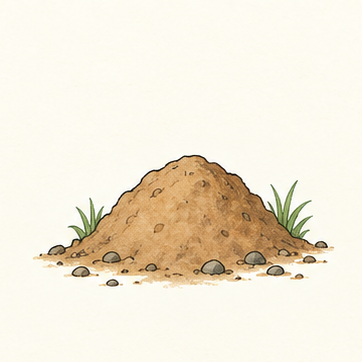 原创教学插图
Original teaching illustration: 山丘
mound / small hill