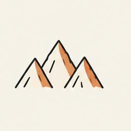 原创教学插图
Original teaching illustration: 山
mountain