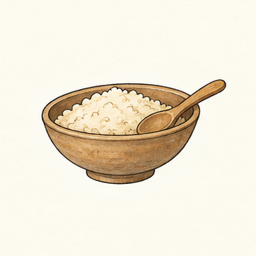 原创教学插图
Original teaching illustration: 吃／饭食
to eat / meal