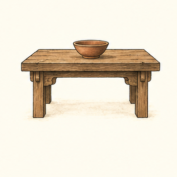 原创教学插图
Original teaching illustration: 祭祀符号／显示
altar / show / display