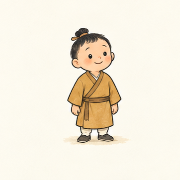 原创教学插图
Original teaching illustration: 儿子 · 孩子
son / child