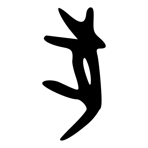 豕 — 甲骨文
Oracle bone, 历史字形摹本
historical reproduction