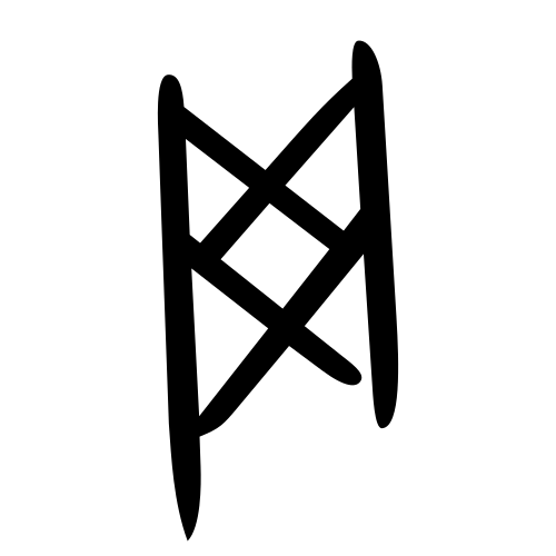 網 — 甲骨文 · 「网」
Oracle bone · 网, 历史字形摹本
historical reproduction