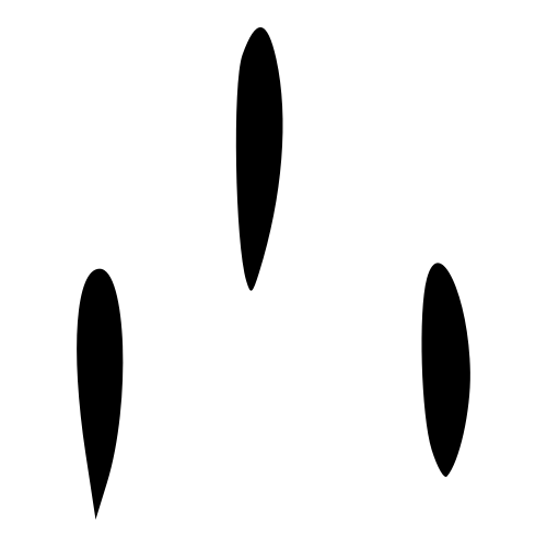 小 — 甲骨文
Oracle bone, 历史字形摹本
historical reproduction