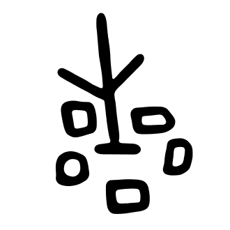星 — 甲骨文
Oracle bone, 历史字形摹本
historical reproduction